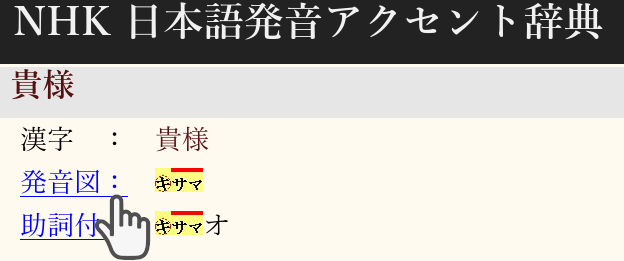 NHK dictionary